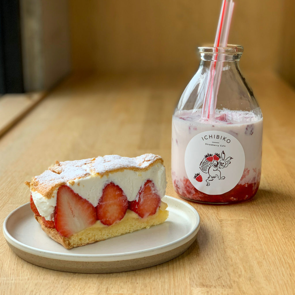 冬いちごの いちごのショートケーキ いちごのビスキュイ 発売 イチゴスイーツ専門店strawberrycafeいちびこ