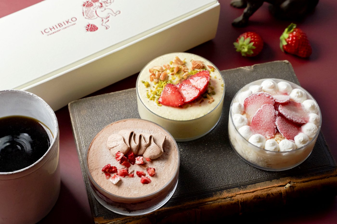 3種のバレンタインケーキ